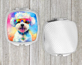 Bichon Frise Hippie Dawg Compact Mirror by Caroline's Treasures