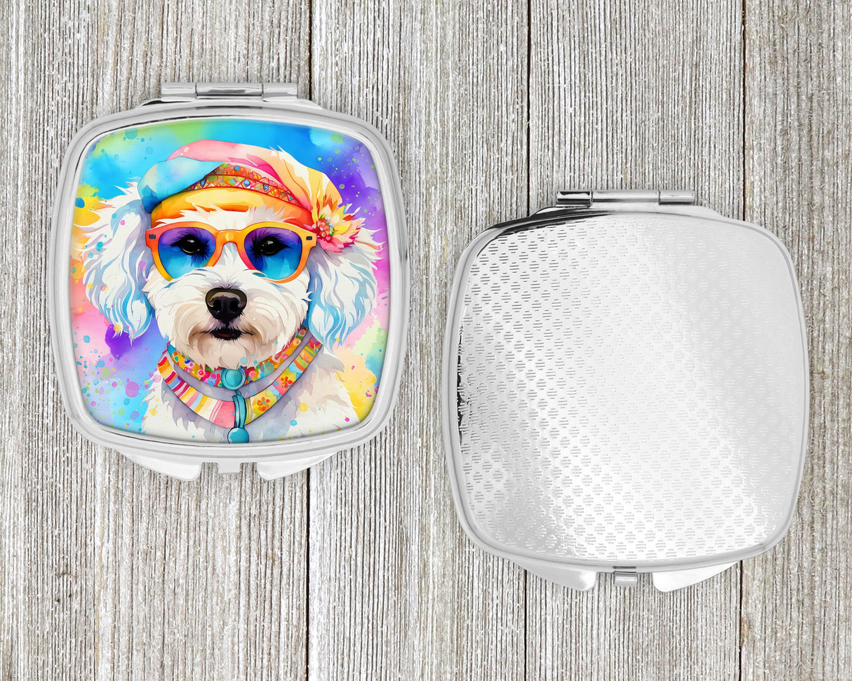 Bichon Frise Hippie Dawg Compact Mirror by Caroline's Treasures