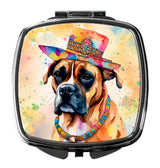 Boxer Hippie Dawg Compact Mirror by Caroline's Treasures