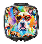 Boxer Hippie Dawg Compact Mirror by Caroline's Treasures