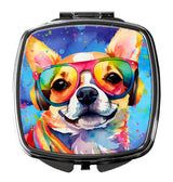 Chihuahua Hippie Dawg Compact Mirror by Caroline's Treasures