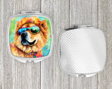 Chow Chow Hippie Dawg Compact Mirror by Caroline's Treasures