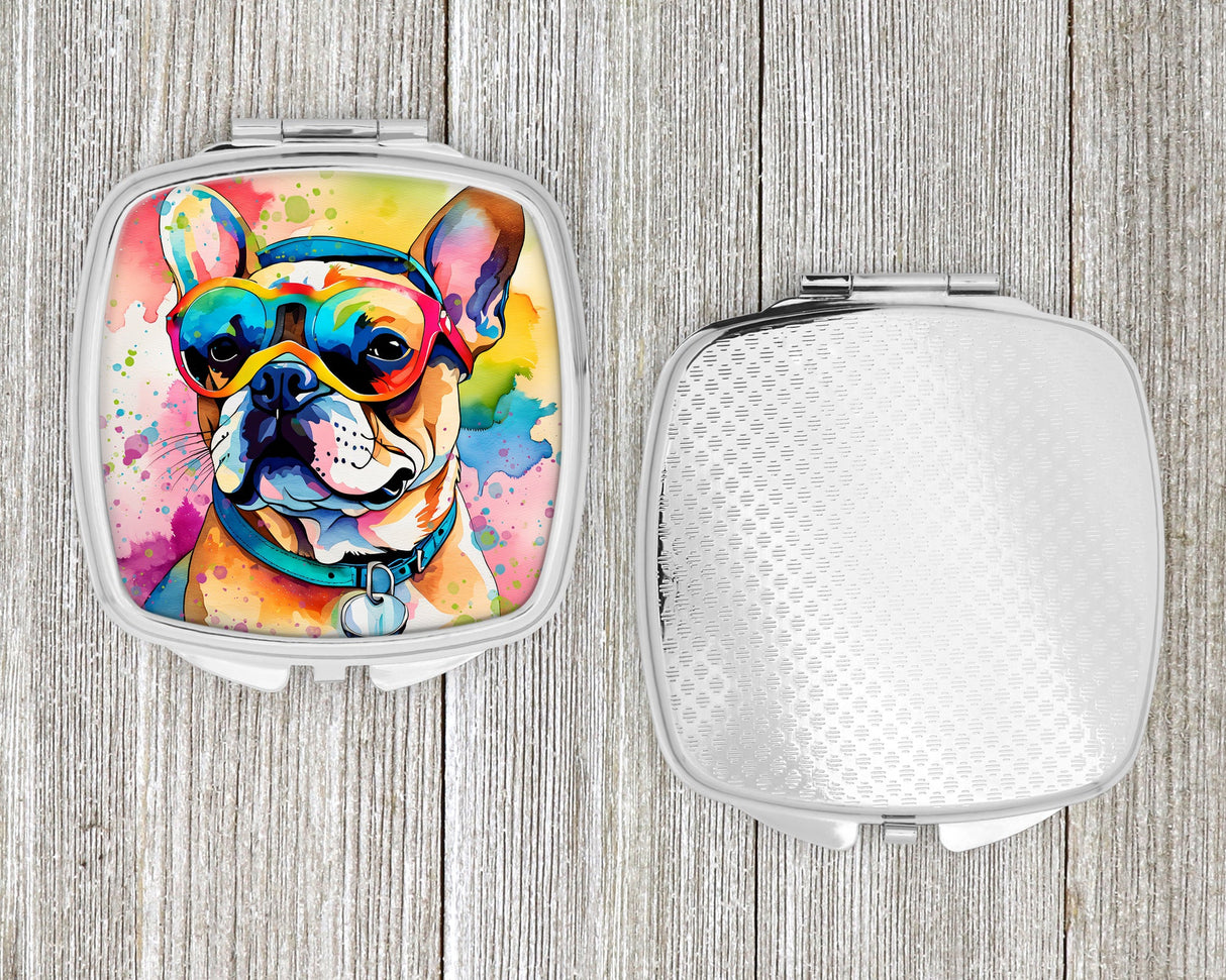 French Bulldog Hippie Dawg Compact Mirror by Caroline's Treasures