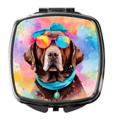 Chocolate Labrador Hippie Dawg Compact Mirror by Caroline's Treasures