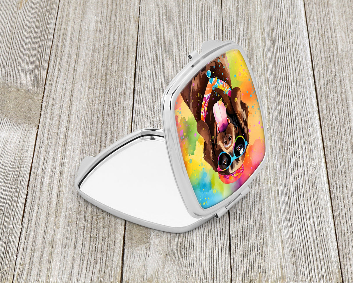 Chocolate Labrador Hippie Dawg Compact Mirror by Caroline's Treasures