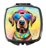 Chocolate Labrador Hippie Dawg Compact Mirror by Caroline's Treasures