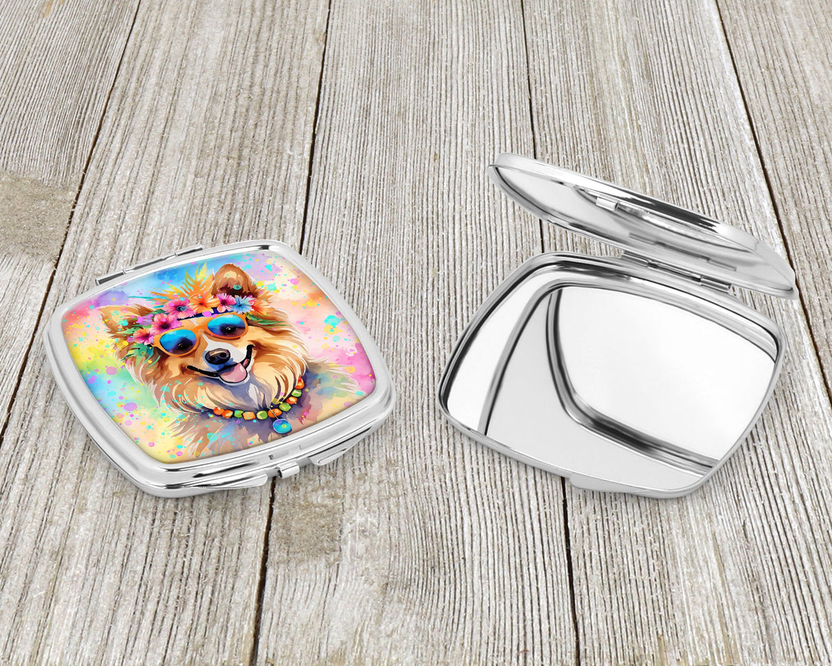 Pomeranian Hippie Dawg Compact Mirror by Caroline's Treasures