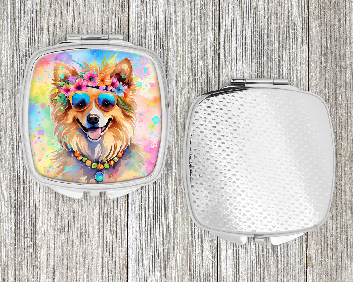 Pomeranian Hippie Dawg Compact Mirror by Caroline's Treasures