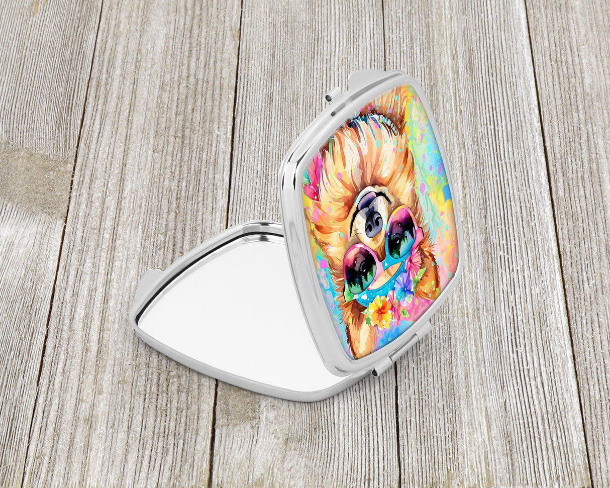 Pomeranian Hippie Dawg Compact Mirror by Caroline's Treasures