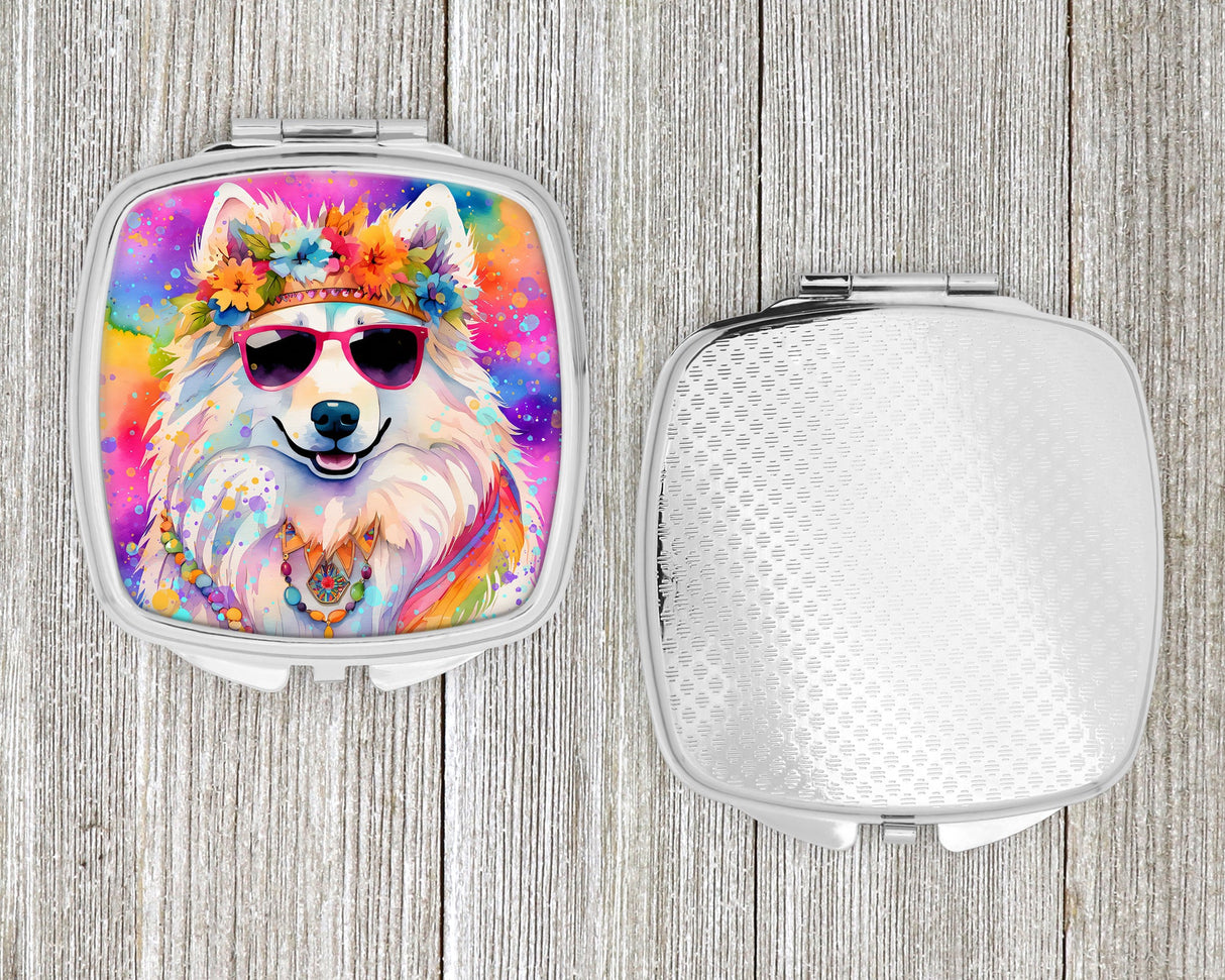 Samoyed Hippie Dawg Compact Mirror by Caroline's Treasures