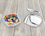 Hippie Dawg Compact Mirror by Caroline's Treasures