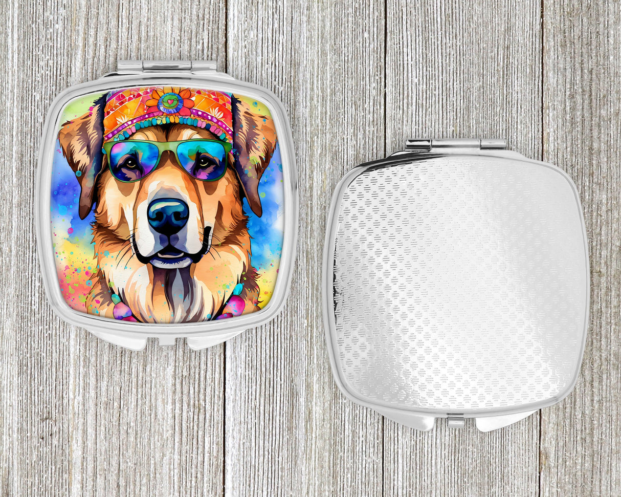 Hippie Dawg Compact Mirror by Caroline's Treasures