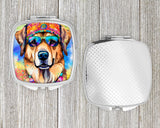 Hippie Dawg Compact Mirror by Caroline's Treasures