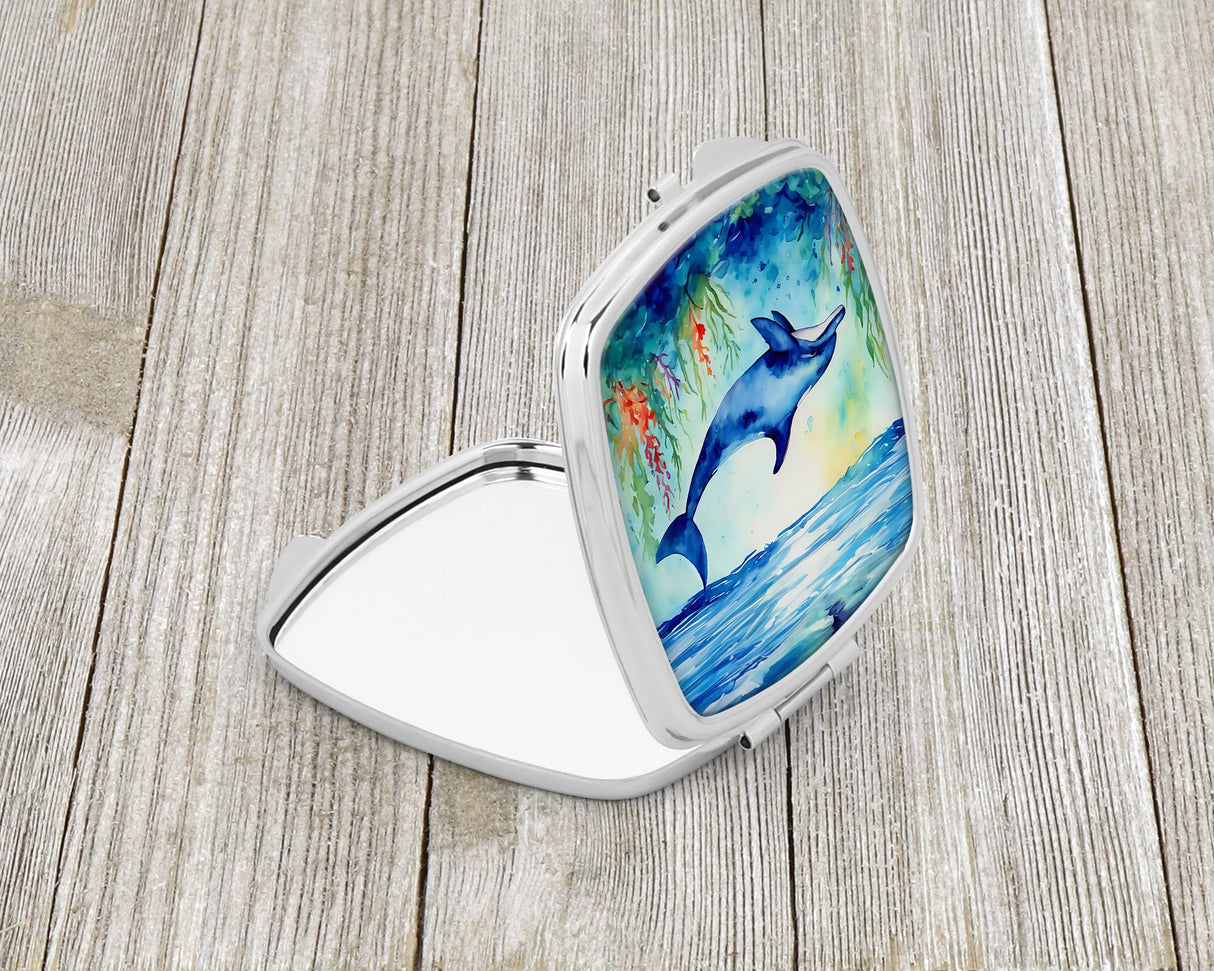 Dolphin Compact Mirror by Caroline's Treasures