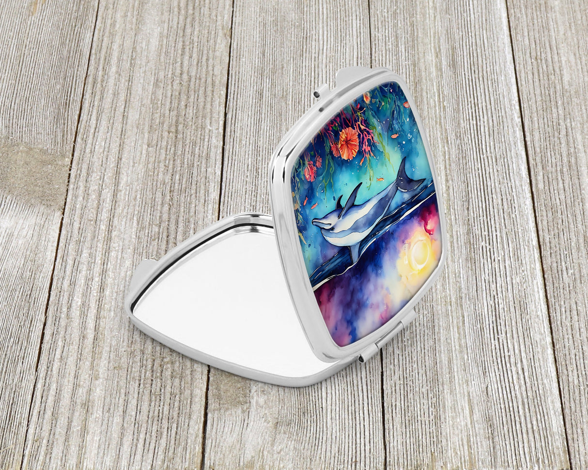 Dolphin Compact Mirror by Caroline's Treasures