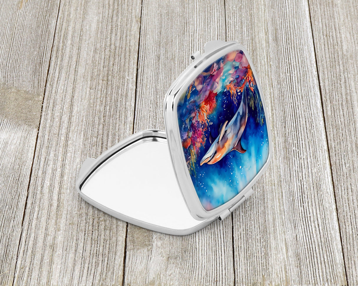 Dolphin Compact Mirror by Caroline's Treasures