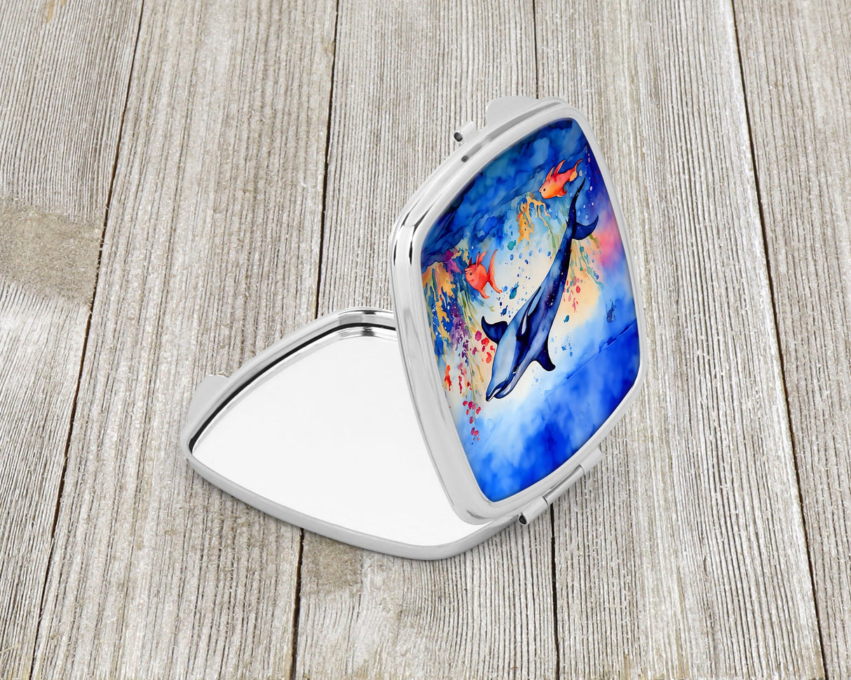 Dolphin Compact Mirror by Caroline's Treasures