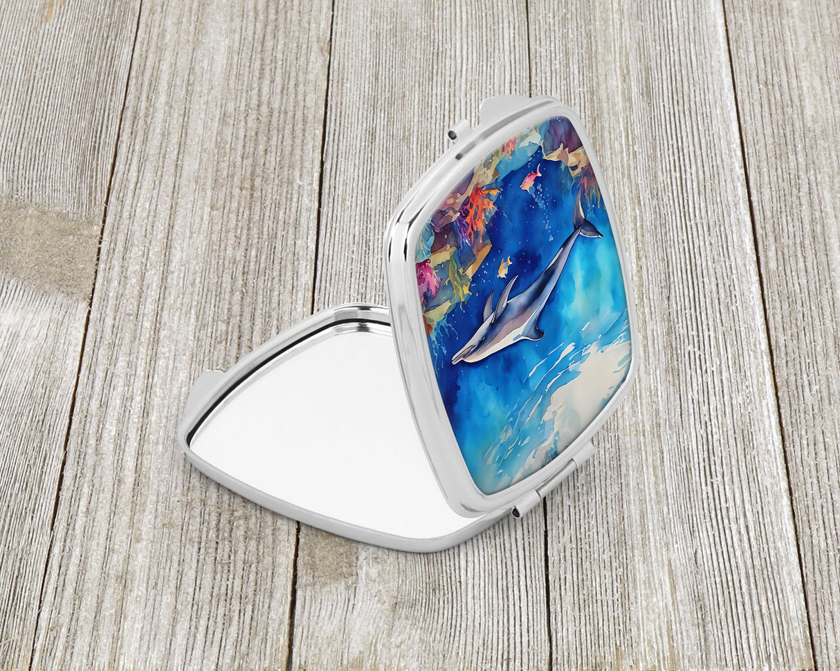 Dolphin Compact Mirror by Caroline's Treasures