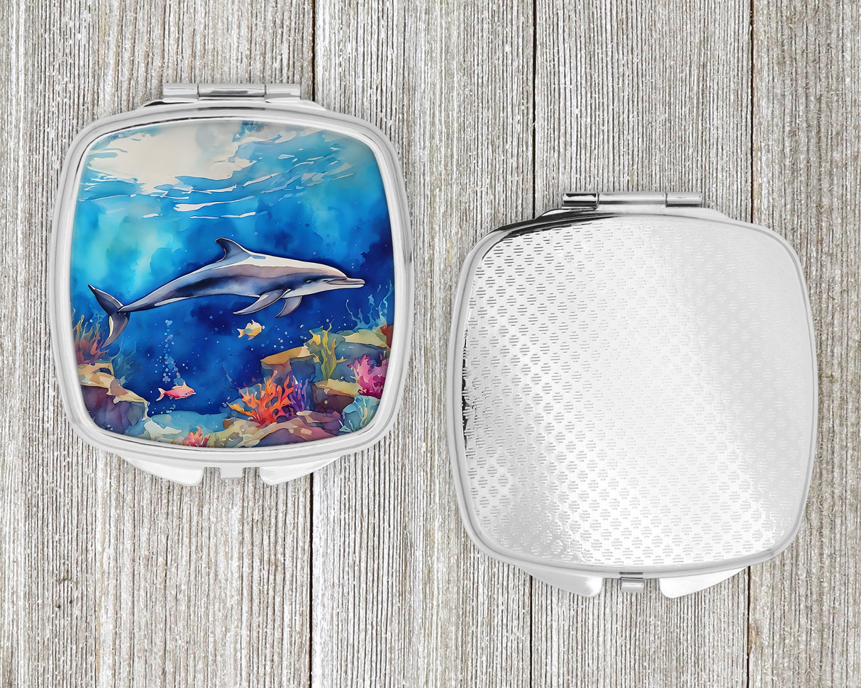 Dolphin Compact Mirror by Caroline's Treasures