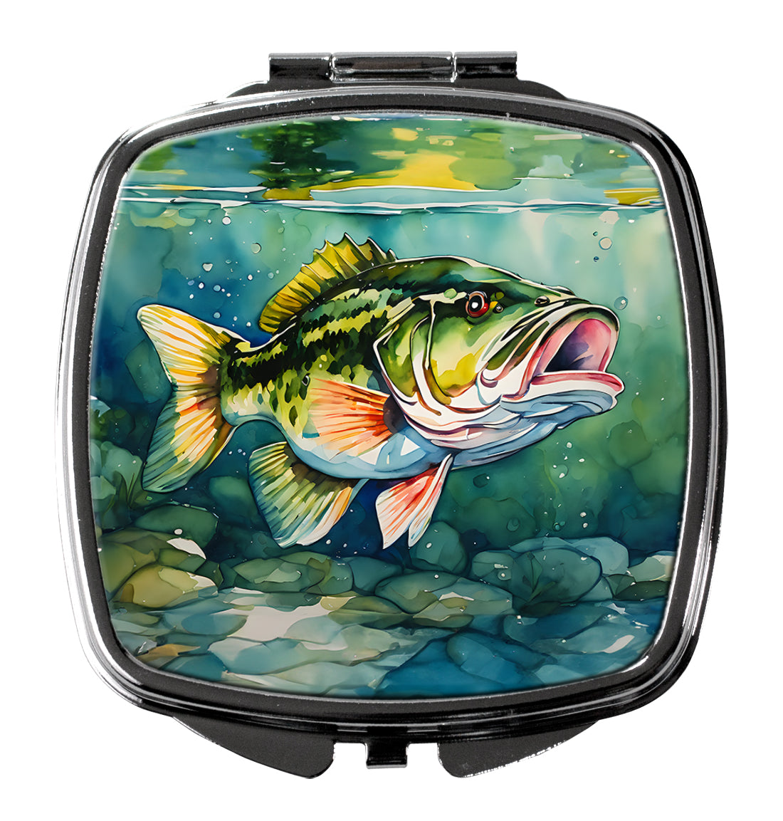 Largemouth Bass Compact Mirror by Caroline's Treasures