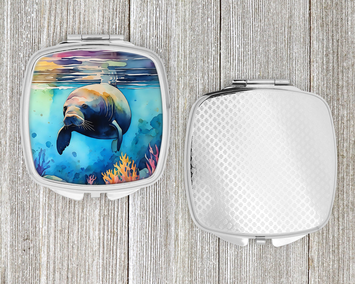 Manatee Compact Mirror by Caroline's Treasures