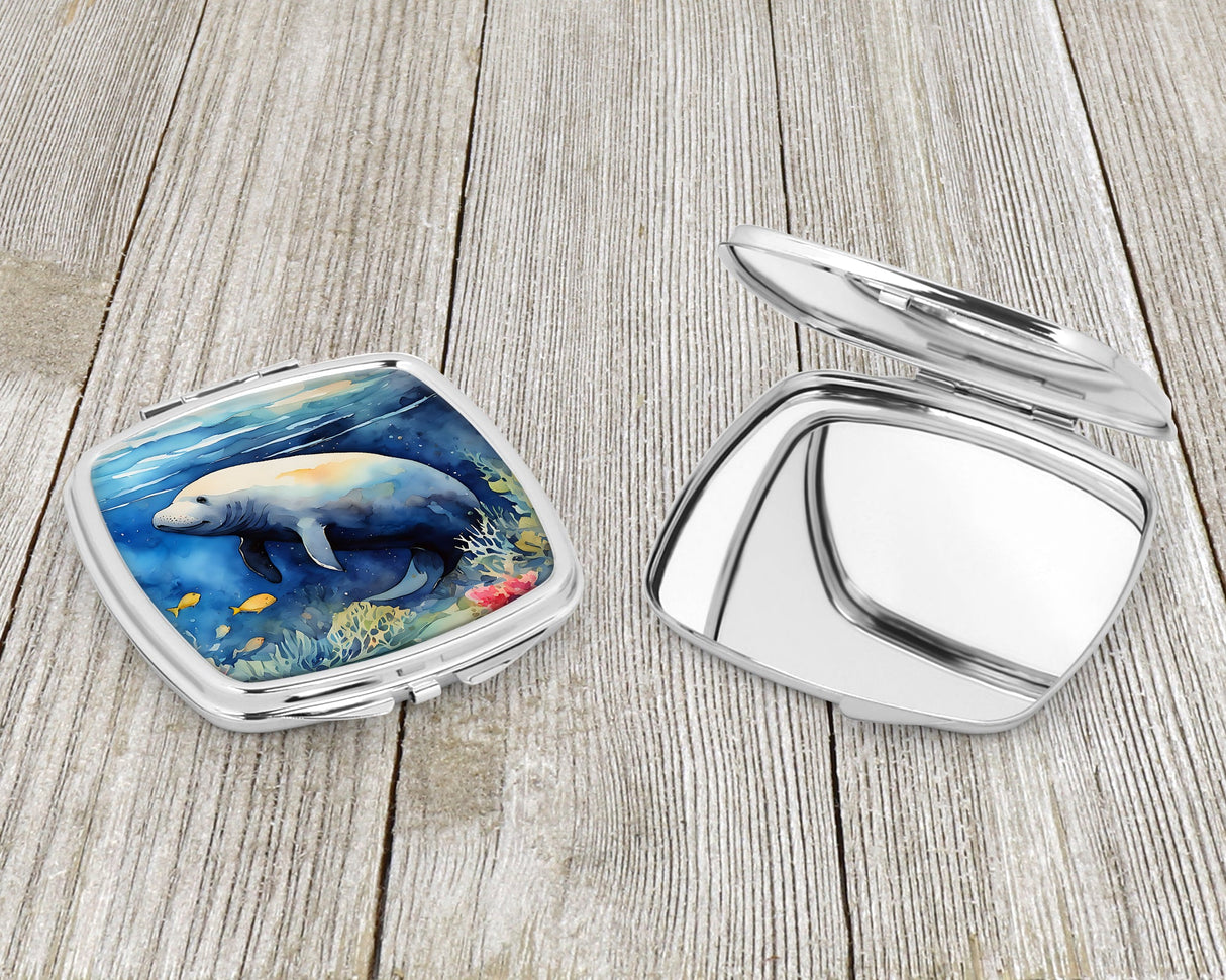 Manatee Compact Mirror by Caroline's Treasures