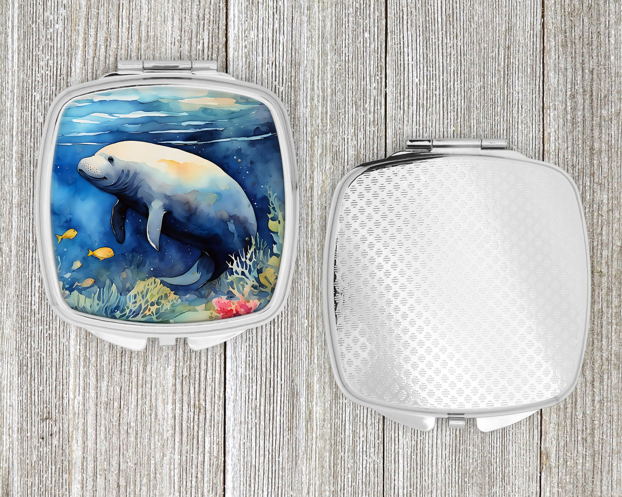 Manatee Compact Mirror by Caroline's Treasures