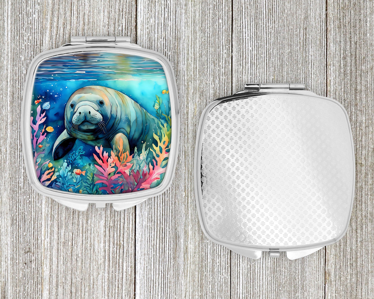 Manatee Compact Mirror by Caroline's Treasures