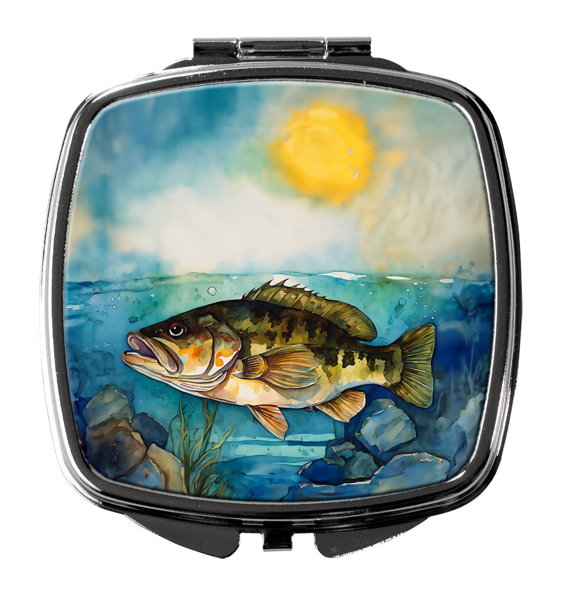 Smallmouth Bass Compact Mirror by Caroline's Treasures