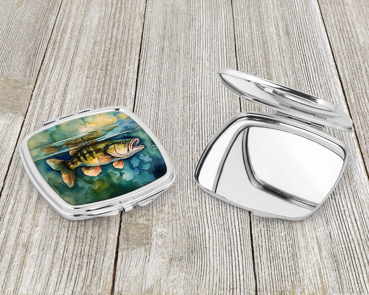 Smallmouth Bass Compact Mirror by Caroline's Treasures