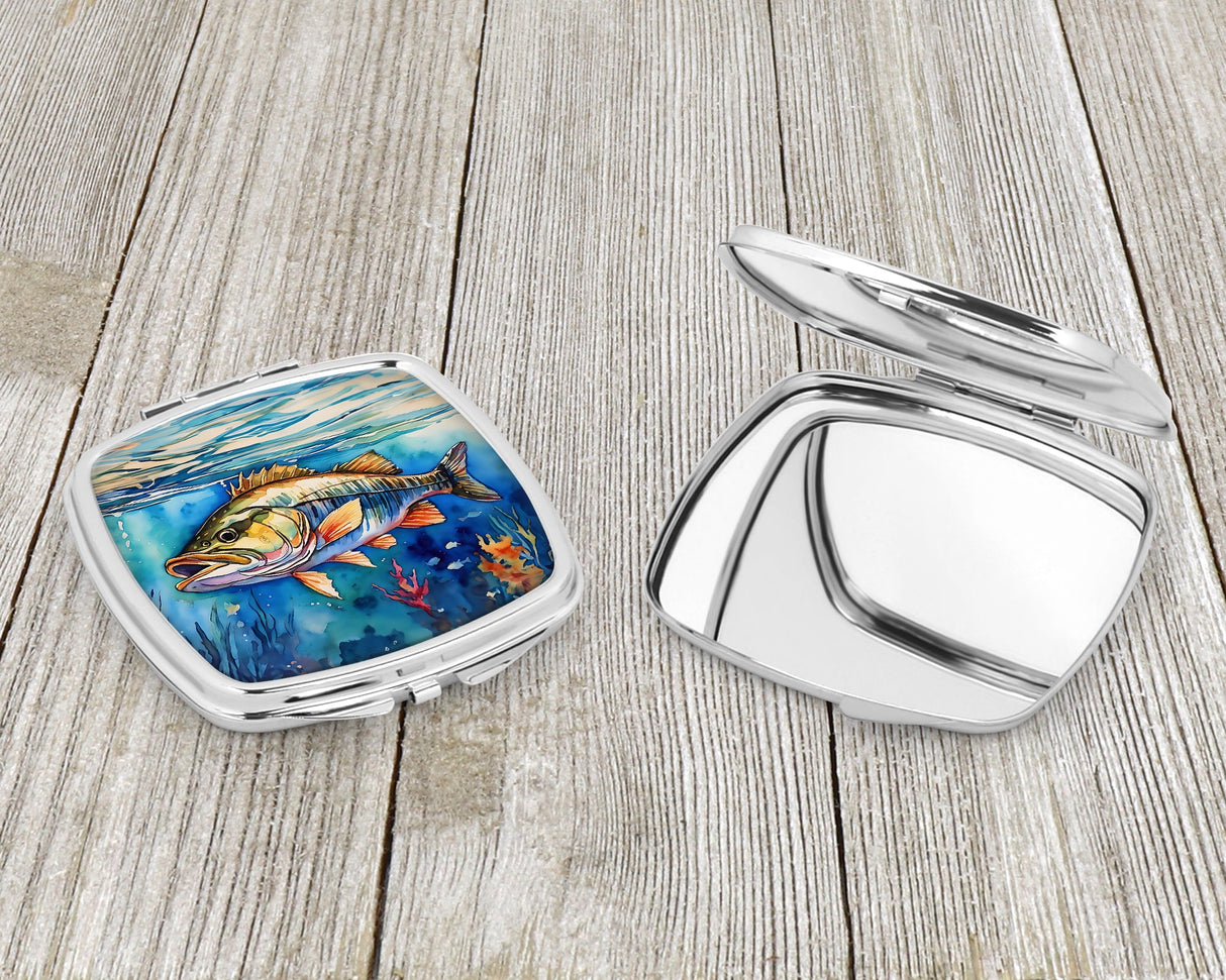 Striped Bass Compact Mirror by Caroline's Treasures