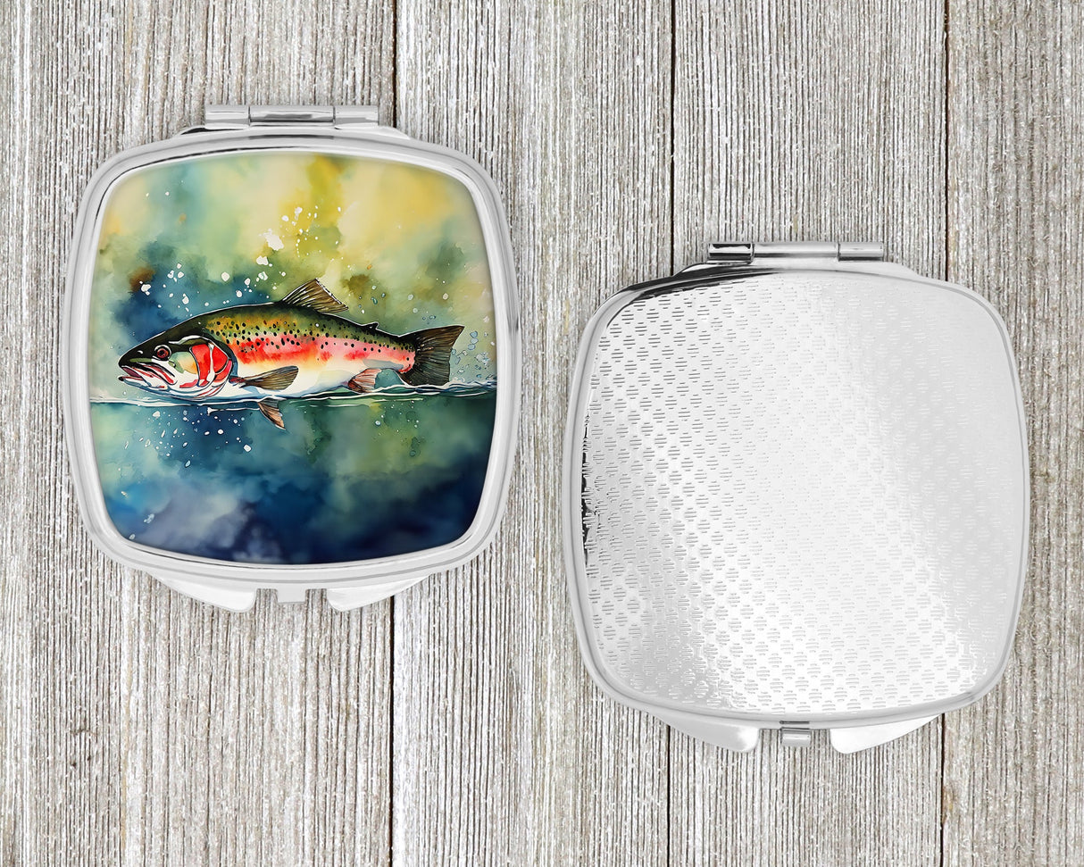 Trout Compact Mirror by Caroline's Treasures