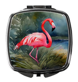 Flamingo Compact Mirror by Caroline's Treasures