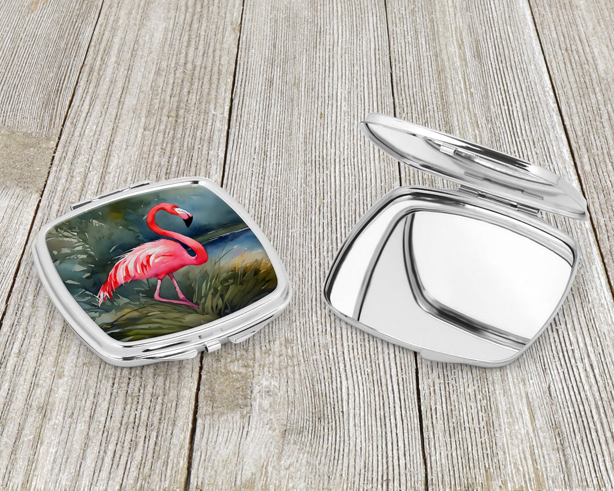 Flamingo Compact Mirror by Caroline's Treasures