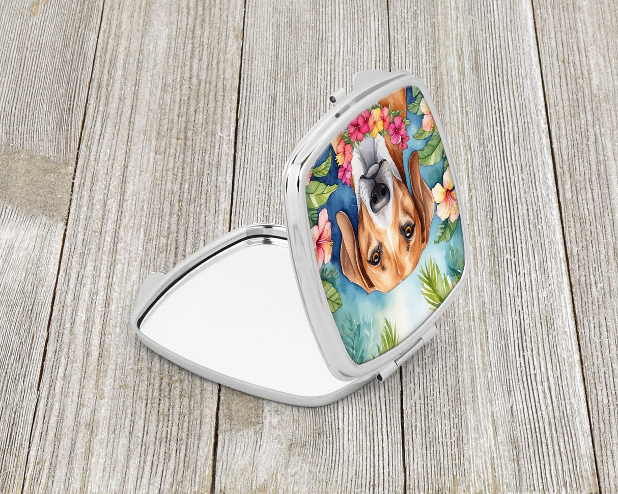 American Foxhound Luau Compact Mirror by Caroline's Treasures