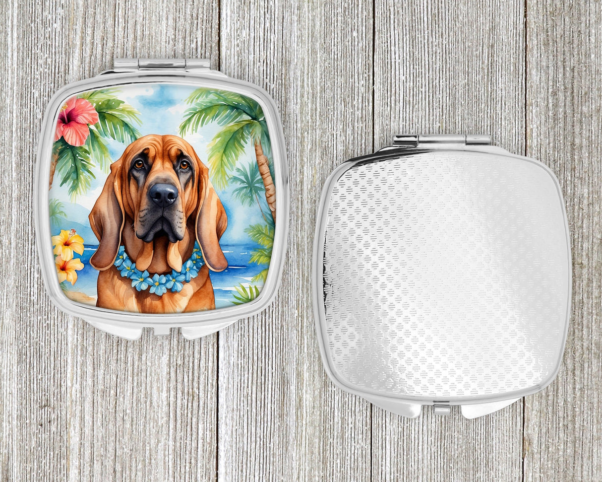 Bloodhound Luau Compact Mirror by Caroline's Treasures