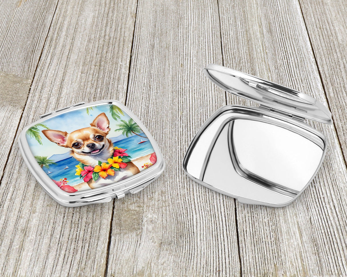 Chihuahua Luau Compact Mirror by Caroline's Treasures