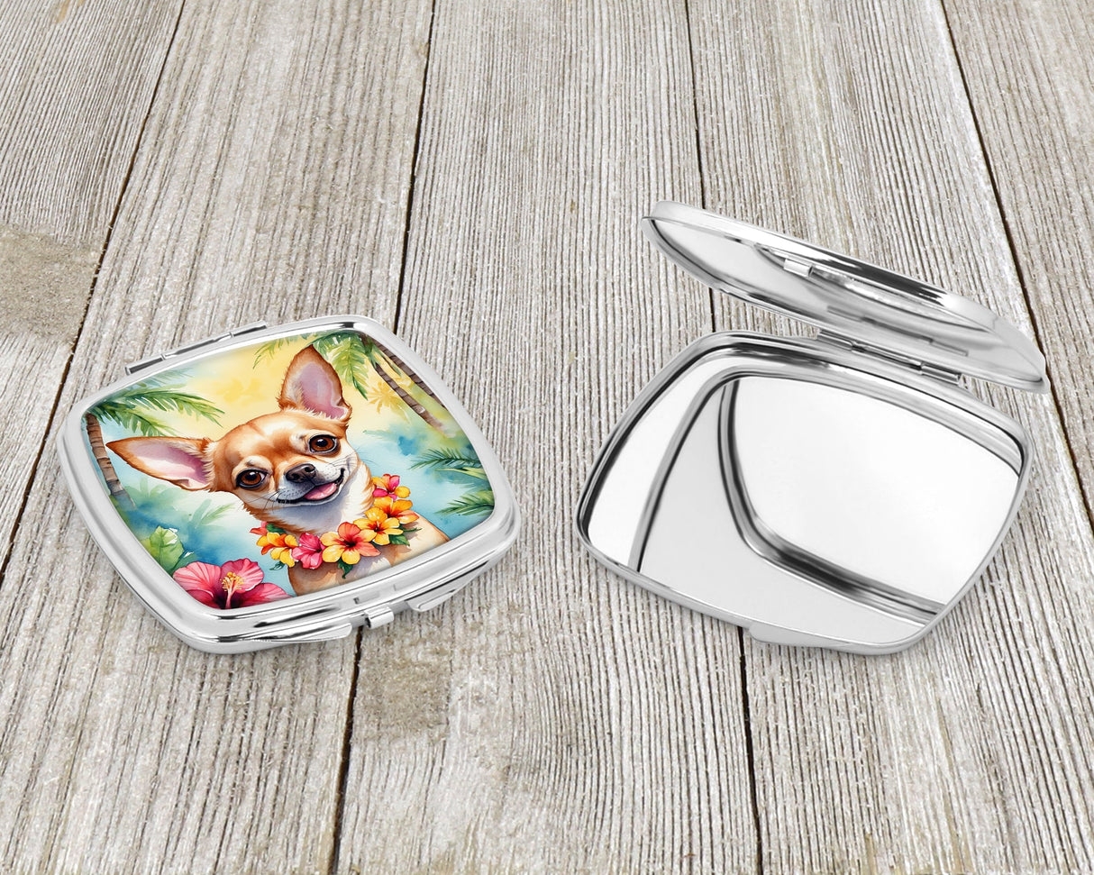 Chihuahua Luau Compact Mirror by Caroline's Treasures