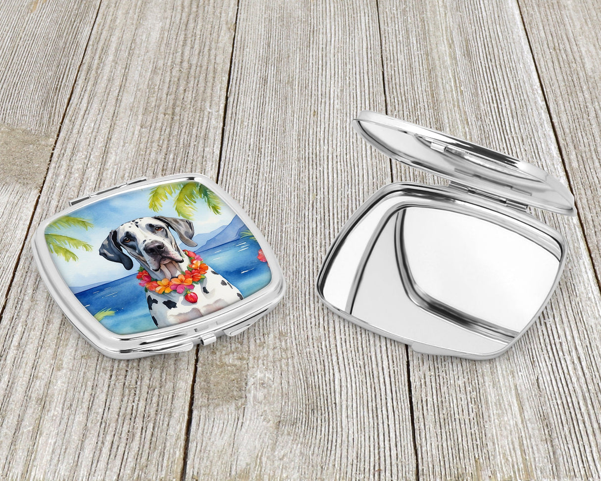 Great Dane Luau Compact Mirror by Caroline's Treasures