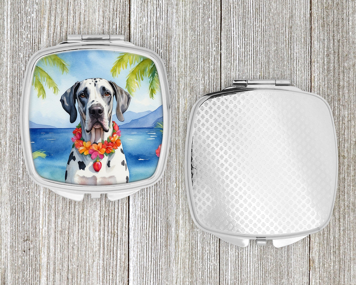 Great Dane Luau Compact Mirror by Caroline's Treasures