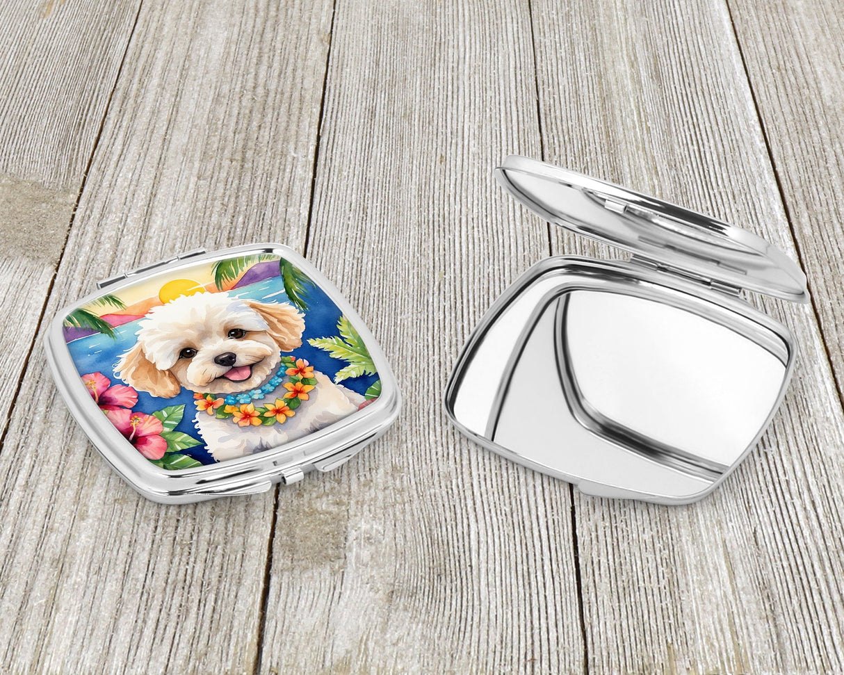 Maltipoo Luau Compact Mirror by Caroline's Treasures