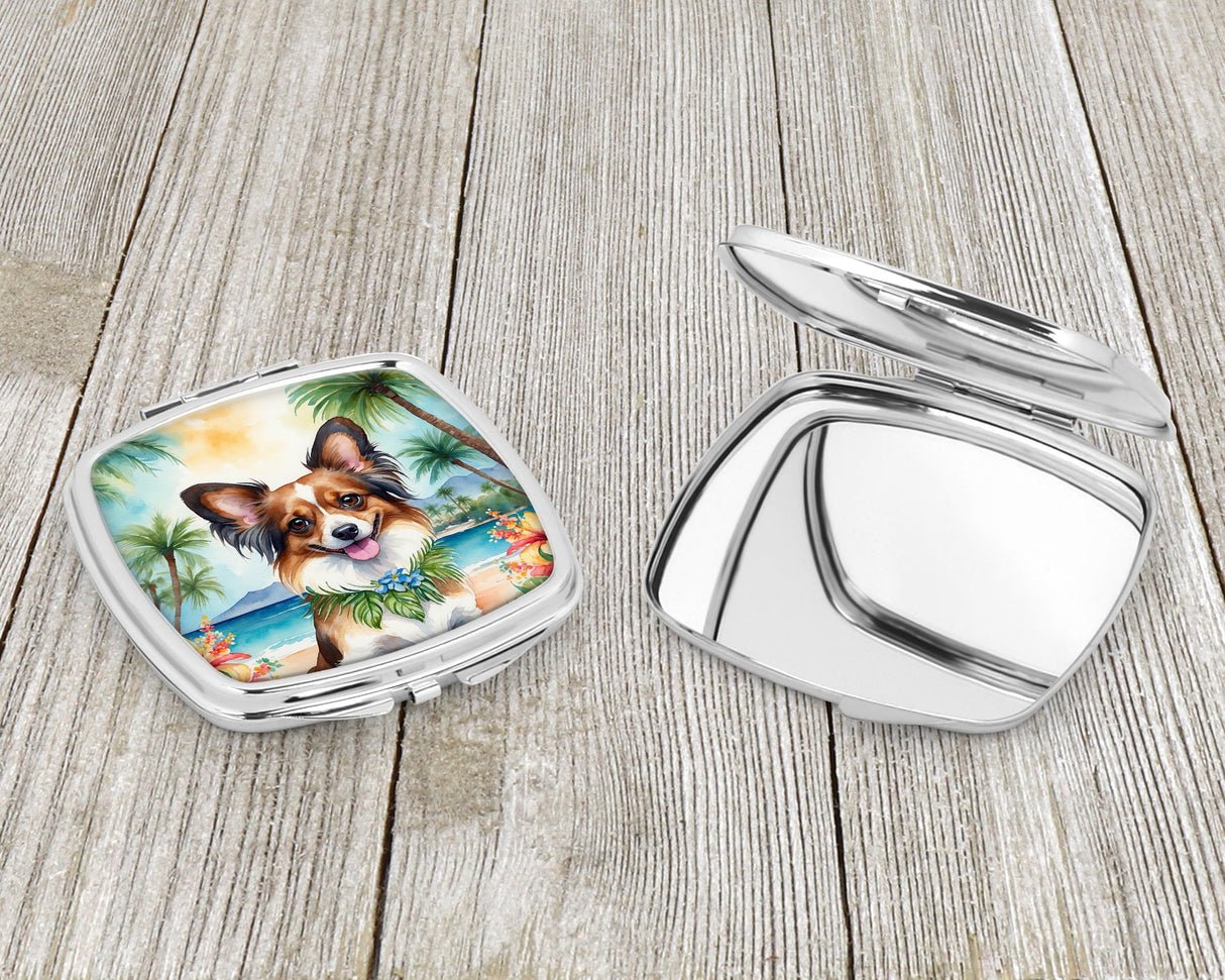 Papillon Luau Compact Mirror by Caroline's Treasures