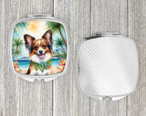 Papillon Luau Compact Mirror by Caroline's Treasures