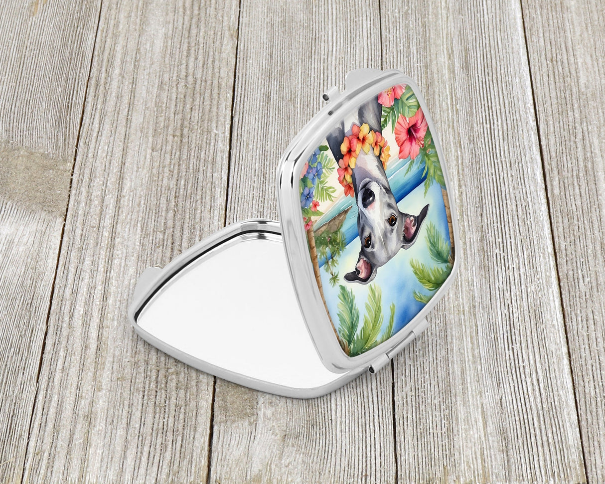 Whippet Luau Compact Mirror by Caroline's Treasures