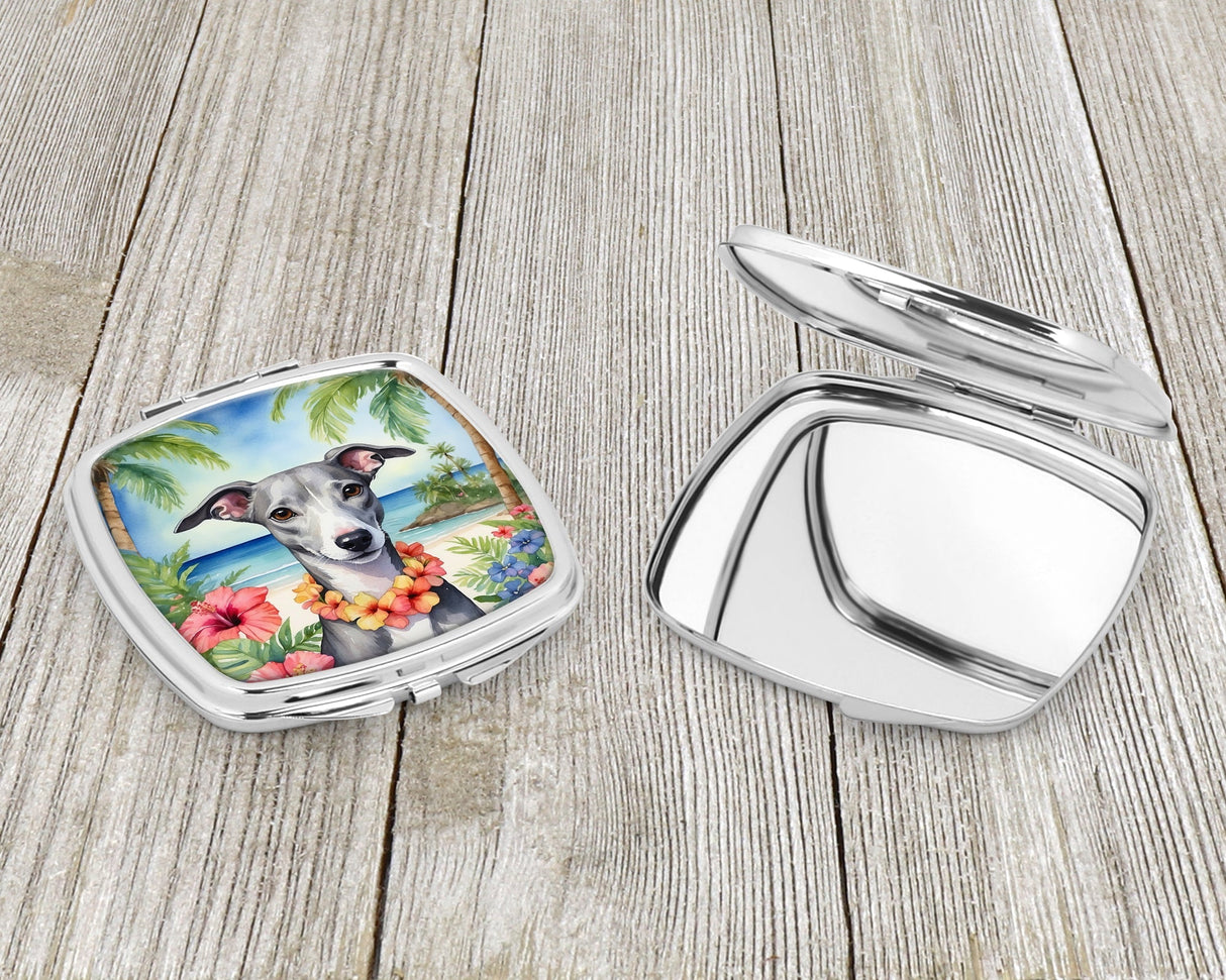 Whippet Luau Compact Mirror by Caroline's Treasures