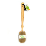 Bath Body Brush With Long Bamboo Handle by Pursonic