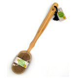 Bath Body Brush With Long Bamboo Handle by Pursonic