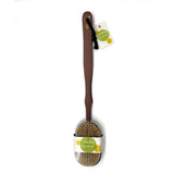 Bath Body Brush With Long Bamboo Handle by Pursonic