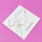 Finest Shine Initial Sterling Silver Necklace by Ellisonyoung.com