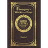 Large Print - Theogony and Works and Days - Grand Type Collector's Edition - Matte Hardcover with Dust Jacket